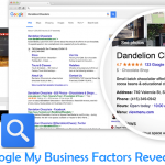 Google My Business Ranking factors