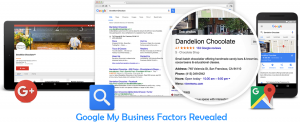 Google My Business Ranking factors